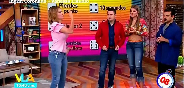  Ingrid Coronado Empinada Nalgotas Paradas En Jeans   Vanessa 03ago18